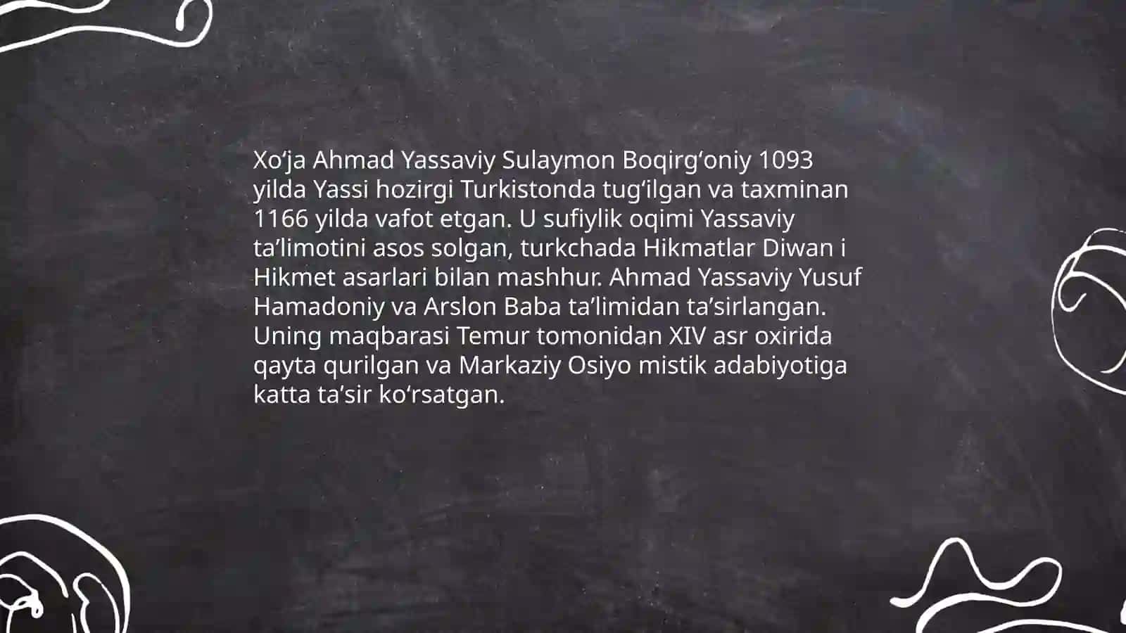 Xoʻja Ahmad Yassaviy Sulaymon Boqirgʻoniy 3