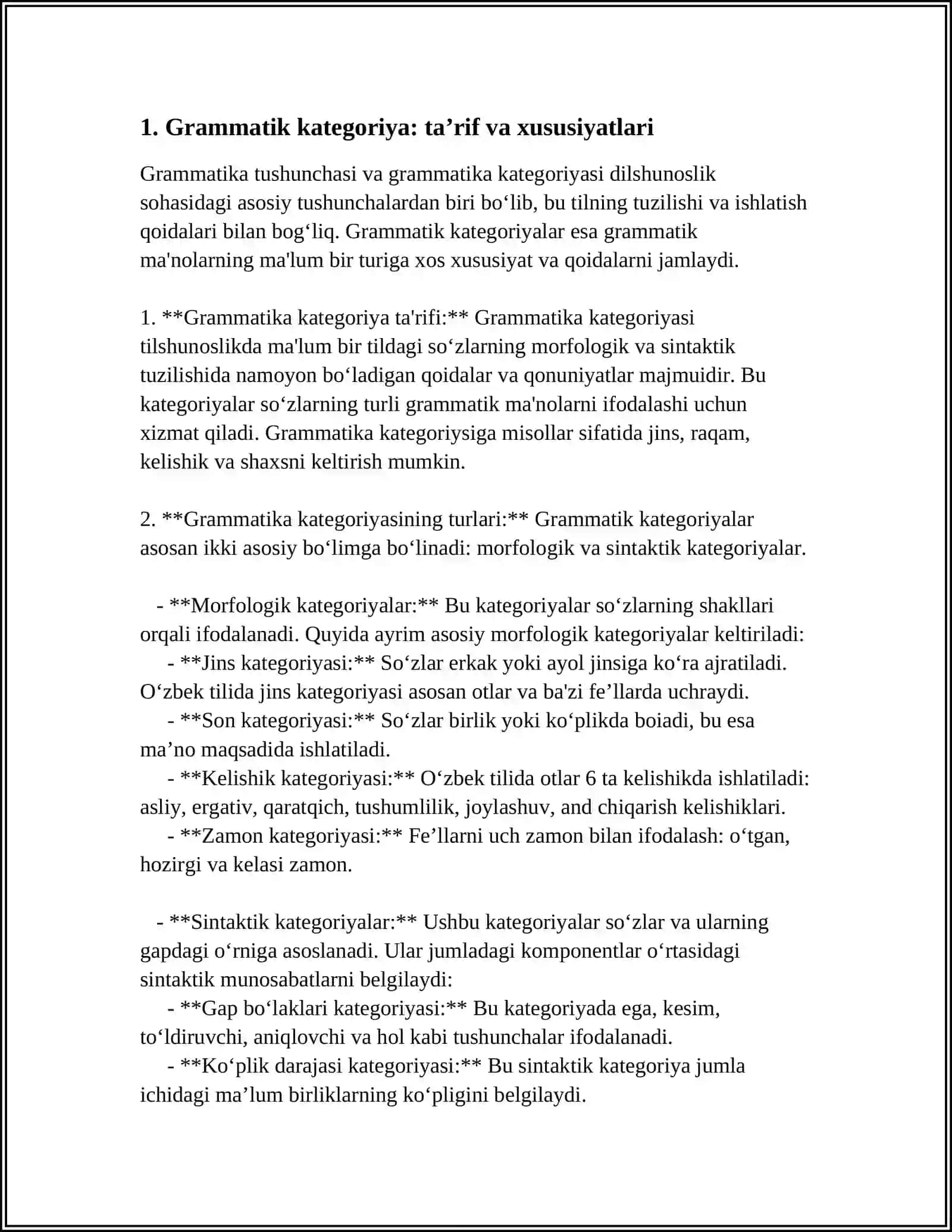 GRAMMATIK KATEGORIYA VA UNING TURLARI 3