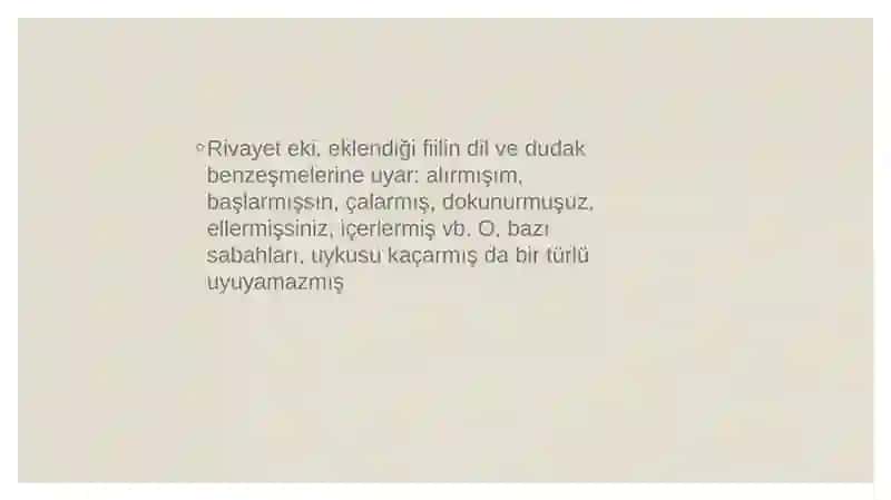Geniş zaman rivayeti 3