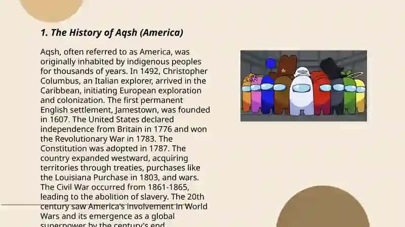 The History of Aqsh (America) 3