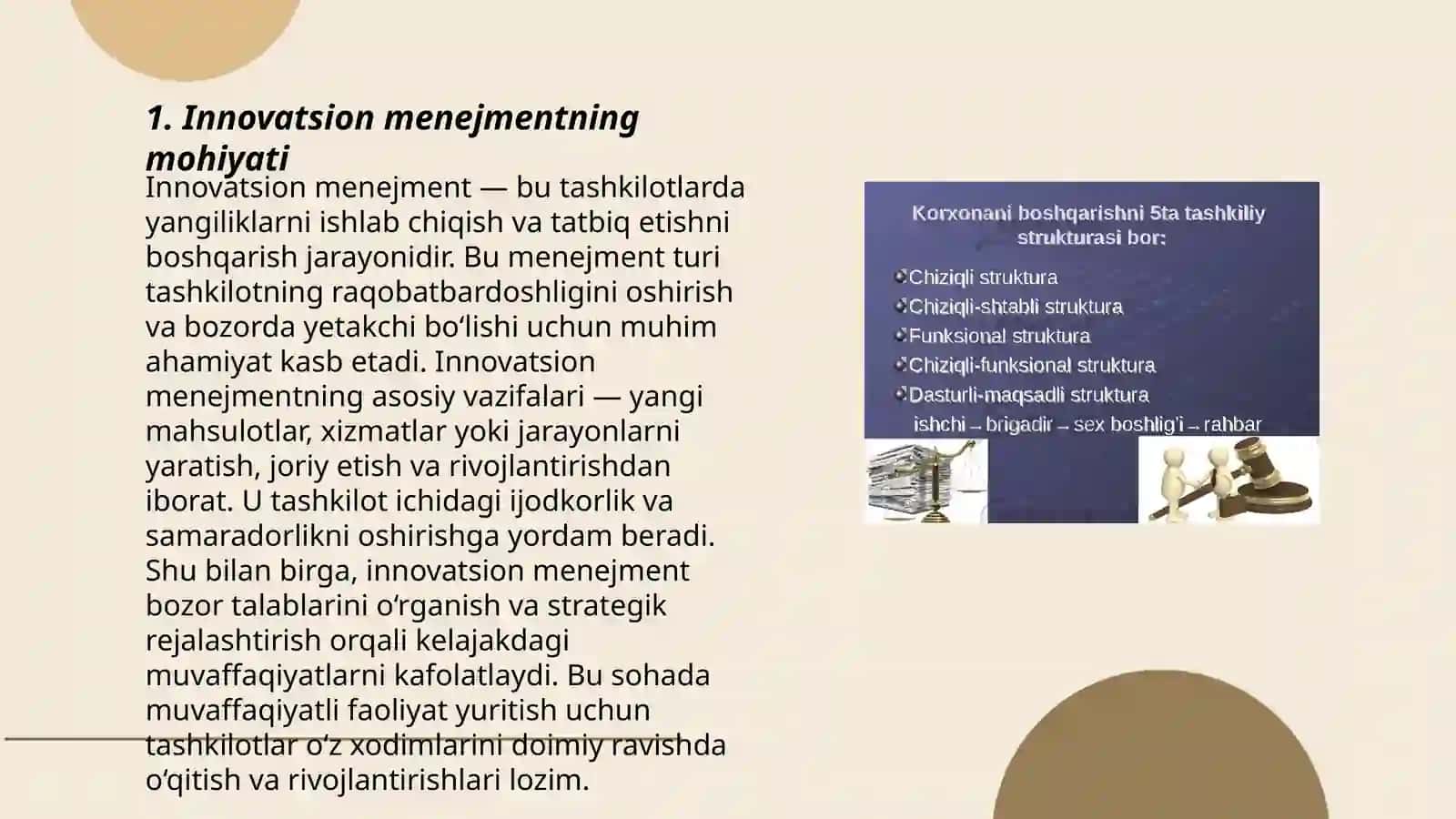 Innovatsion Menejmentning Usullari 3