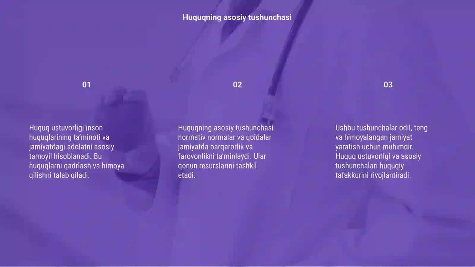 Huquq ustuvorligi 3