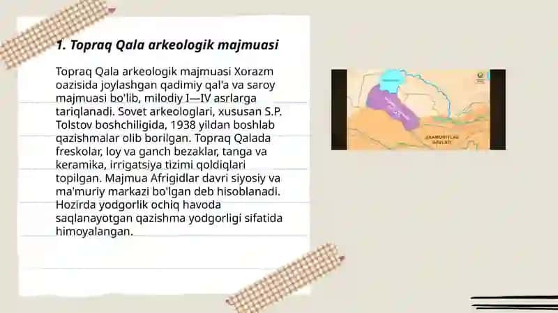 Topraq Qala arkeologik majmuasi 3