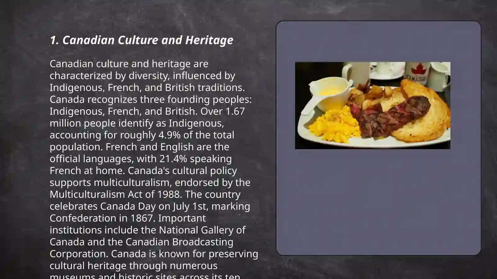 Canadian Culture and Heritage 3