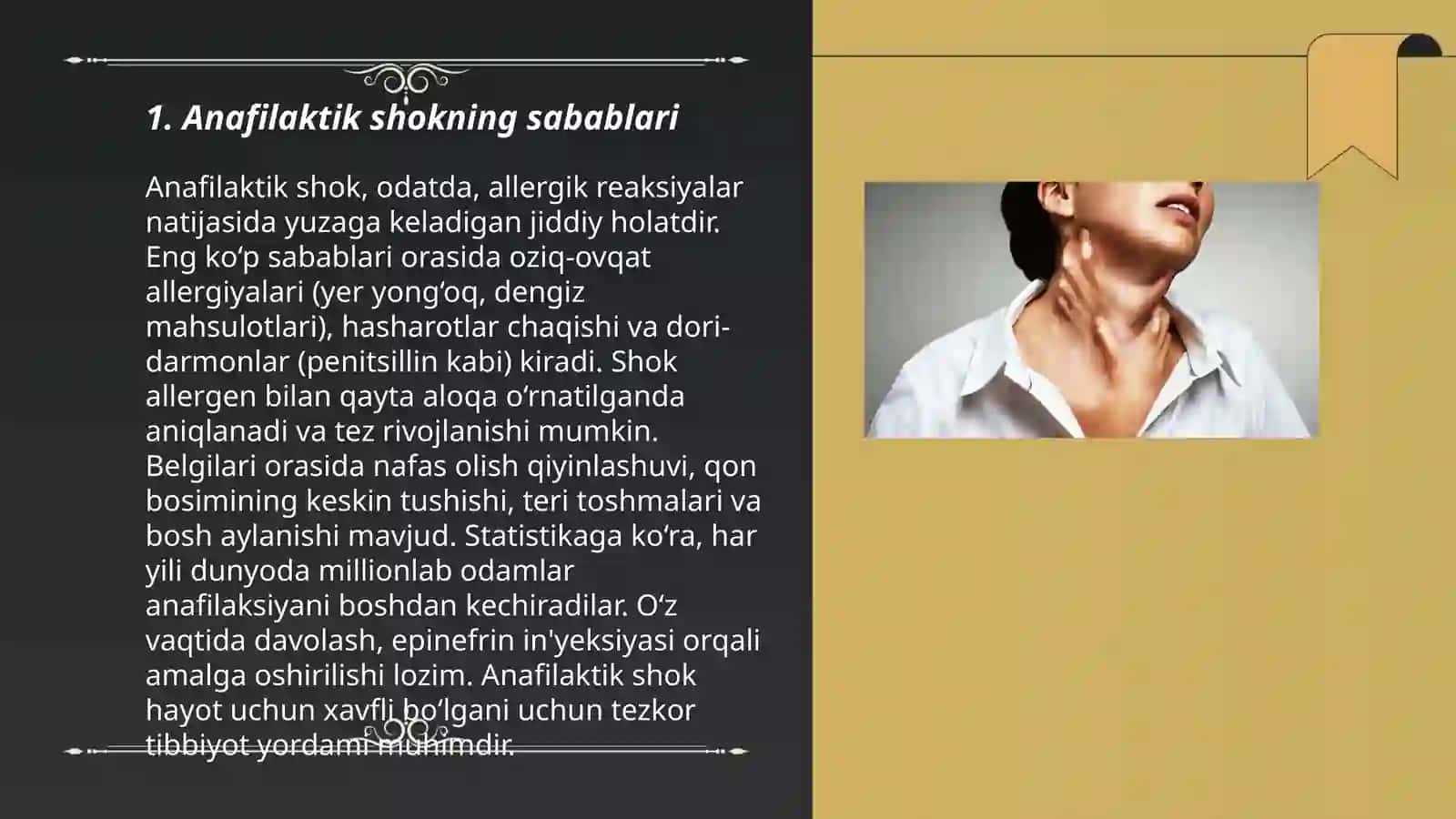 Anafilaktik shok va uni davolash 3