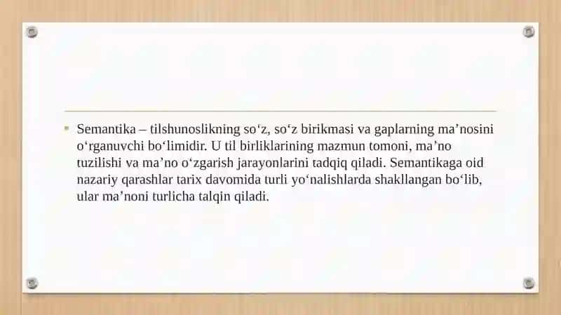Sematikaga nazariy qarashlar 3