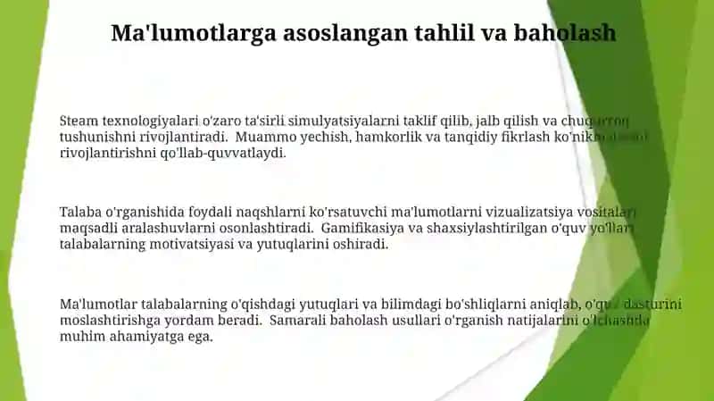 STEAM ta'lim texnologiyalari 3