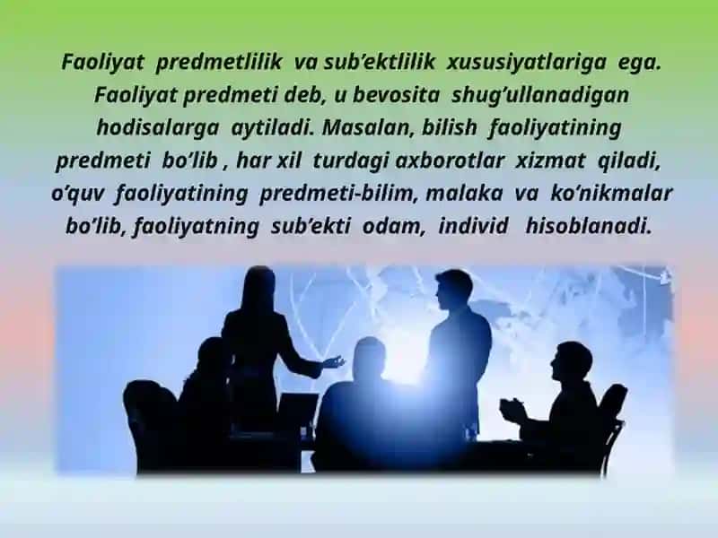 Faoliyat va Motivatsiya 3