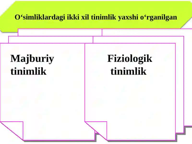 O‘simliklarning harakatlari 3