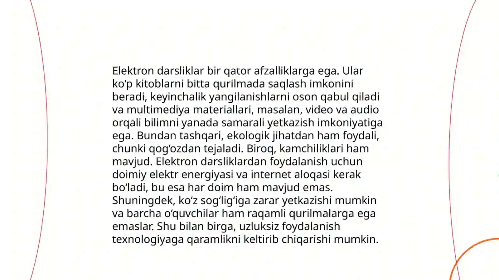 Elektron darsliklar yaratish masalalari 3