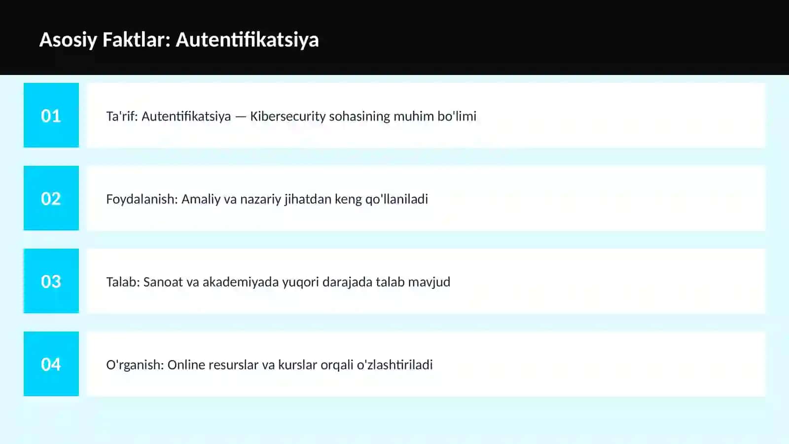 Autentifikatsiya 3