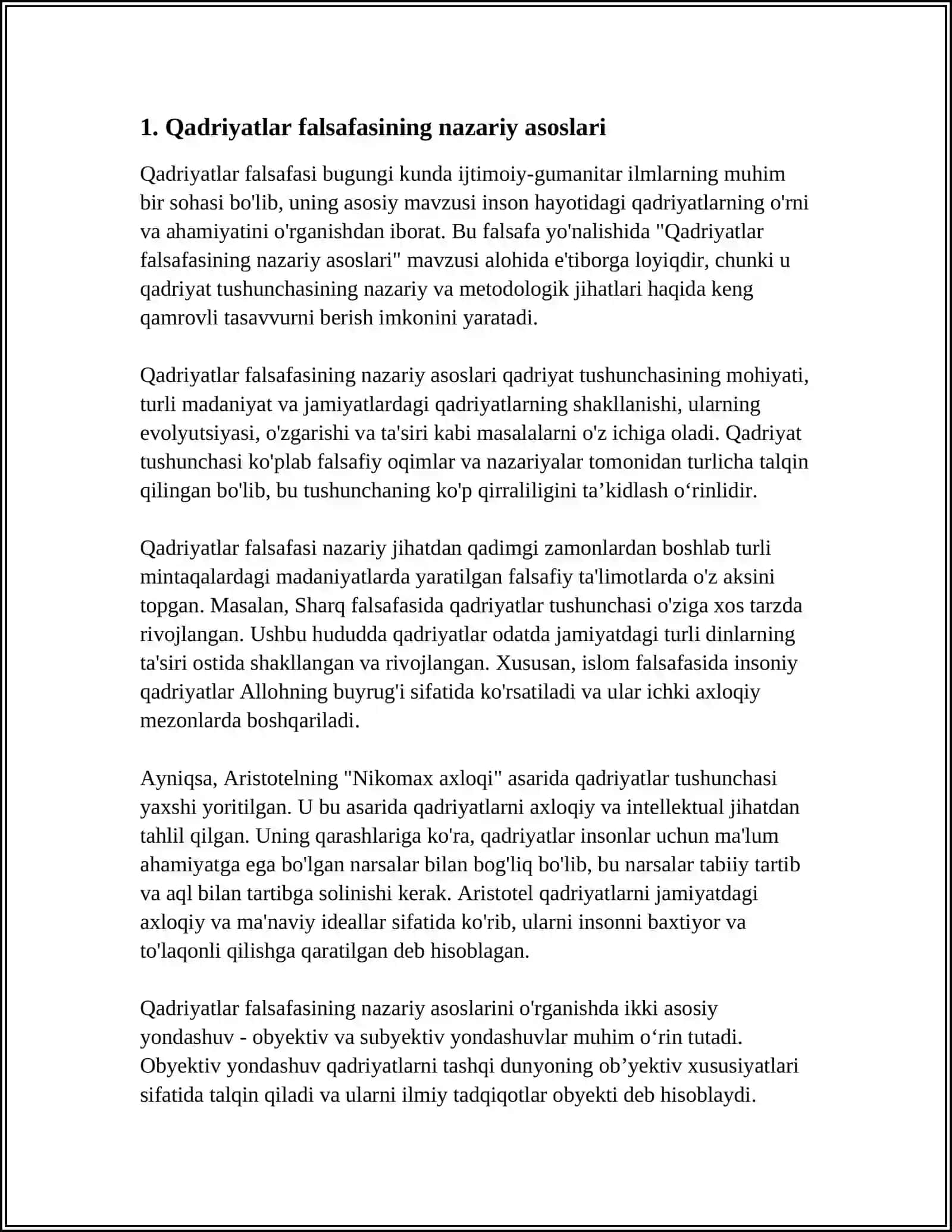 QADRIYATLAR FALSAFASI 3