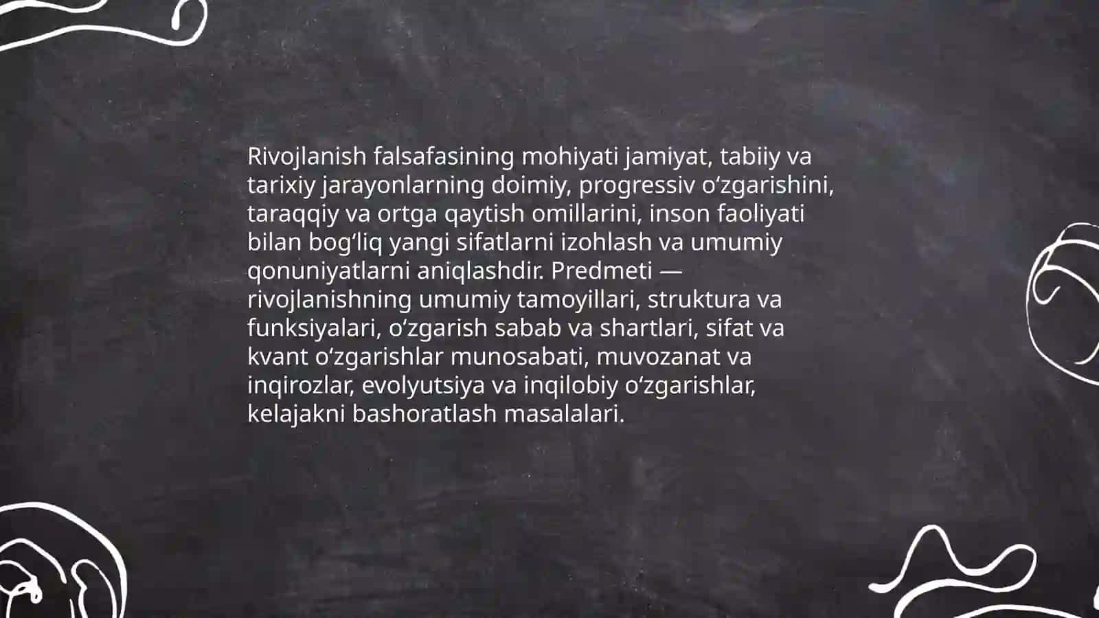 Rivojlanish falsafasi 3