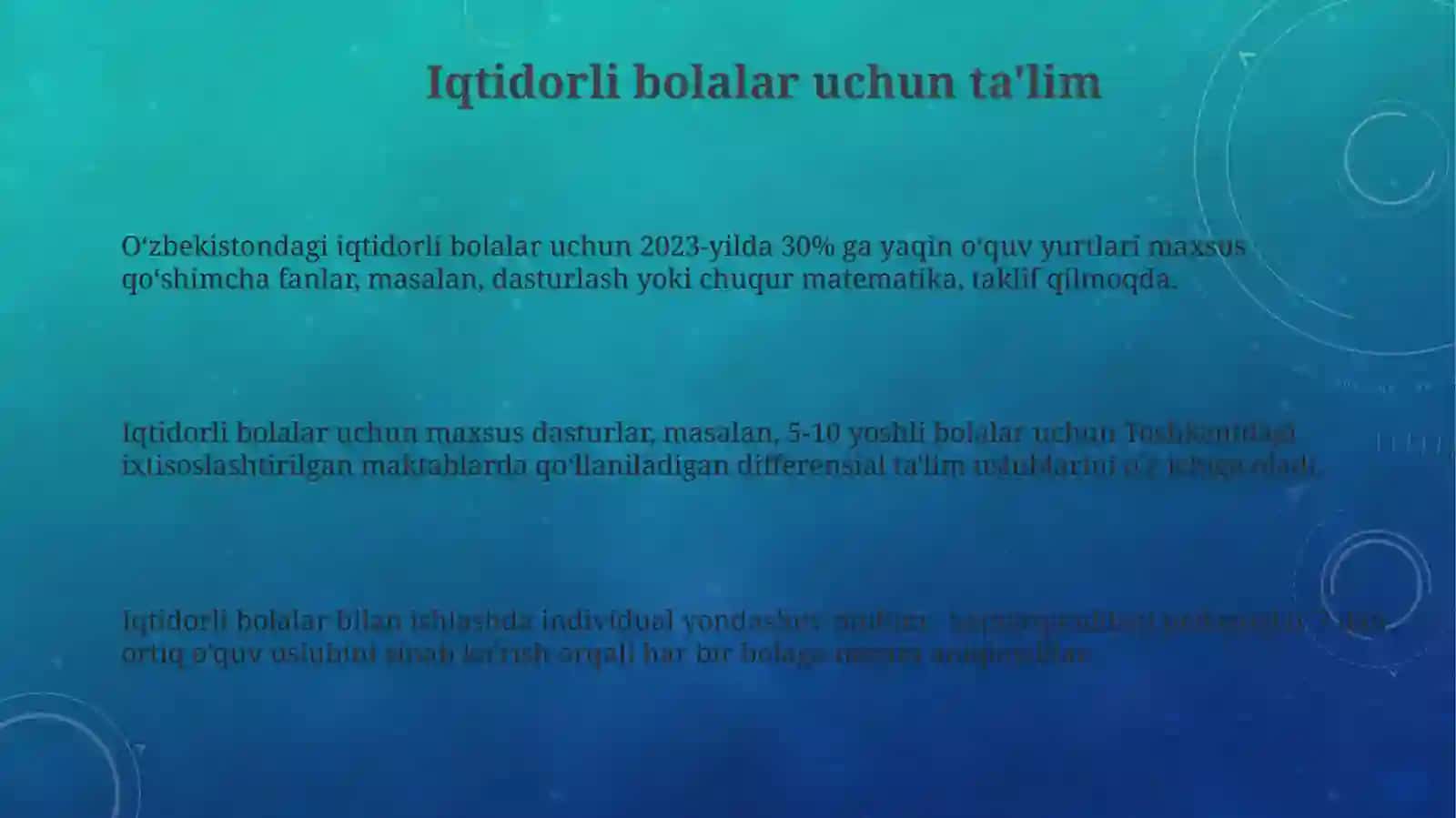 Iqtidorlilik konsepsiyalari 3