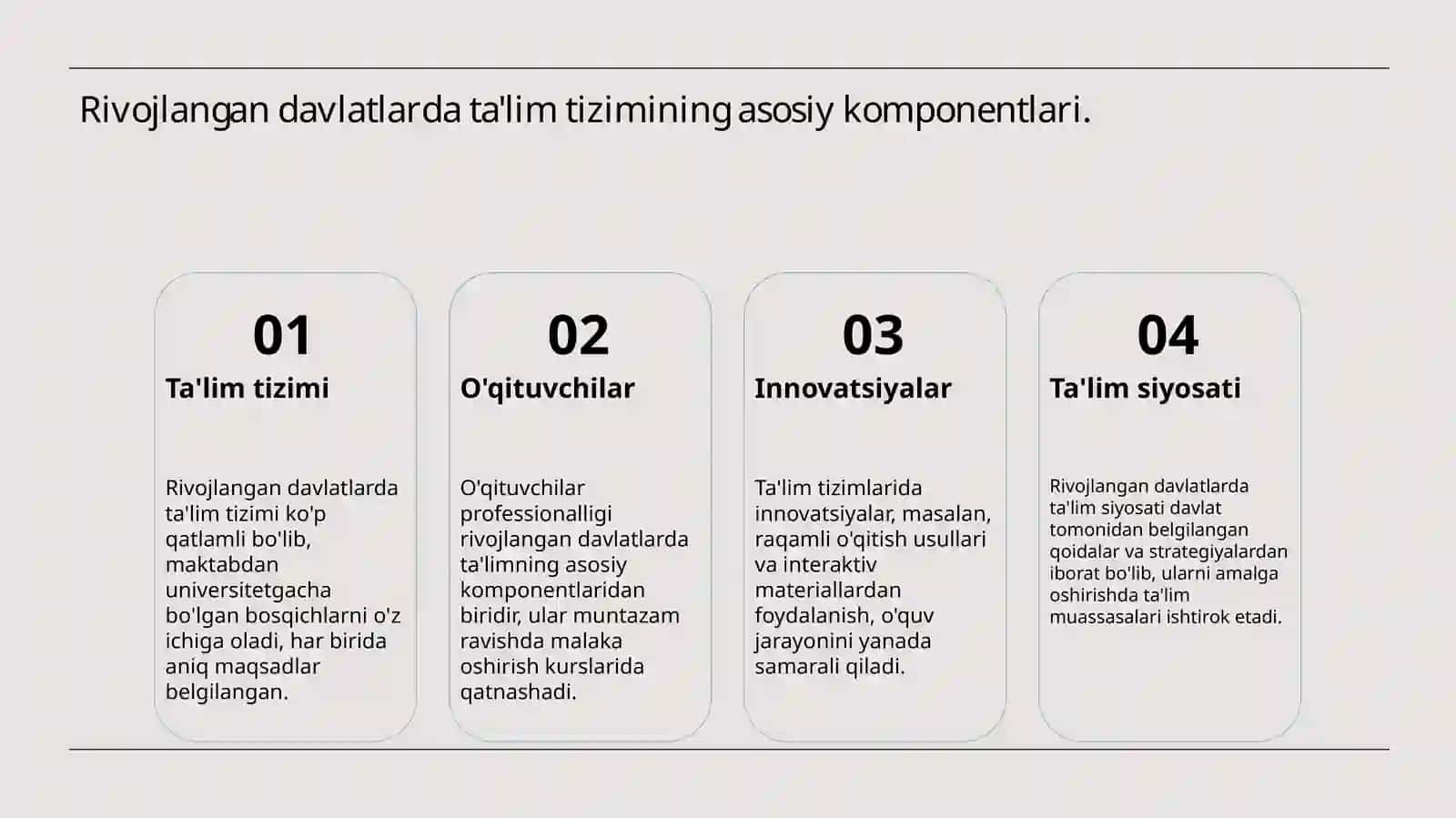 Rivojlangan davlatlarda ta'lim tizimi 3