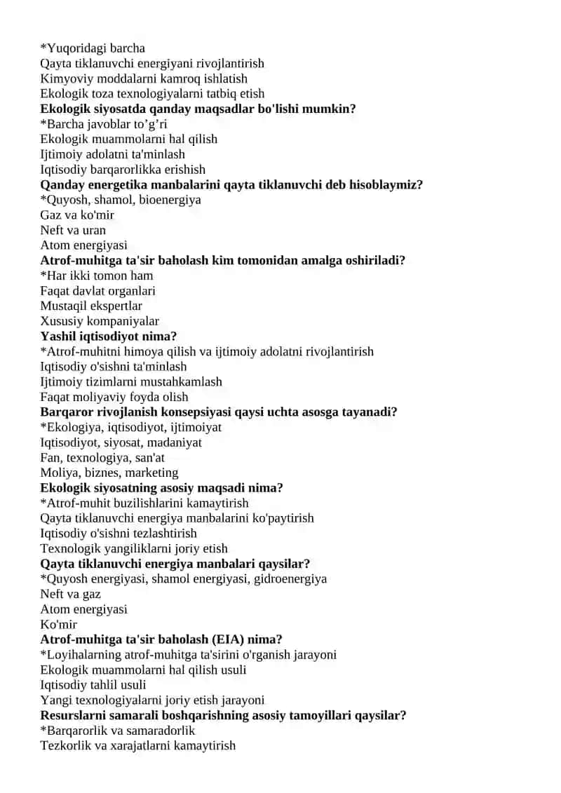 Yashil iqtisodiyot 3
