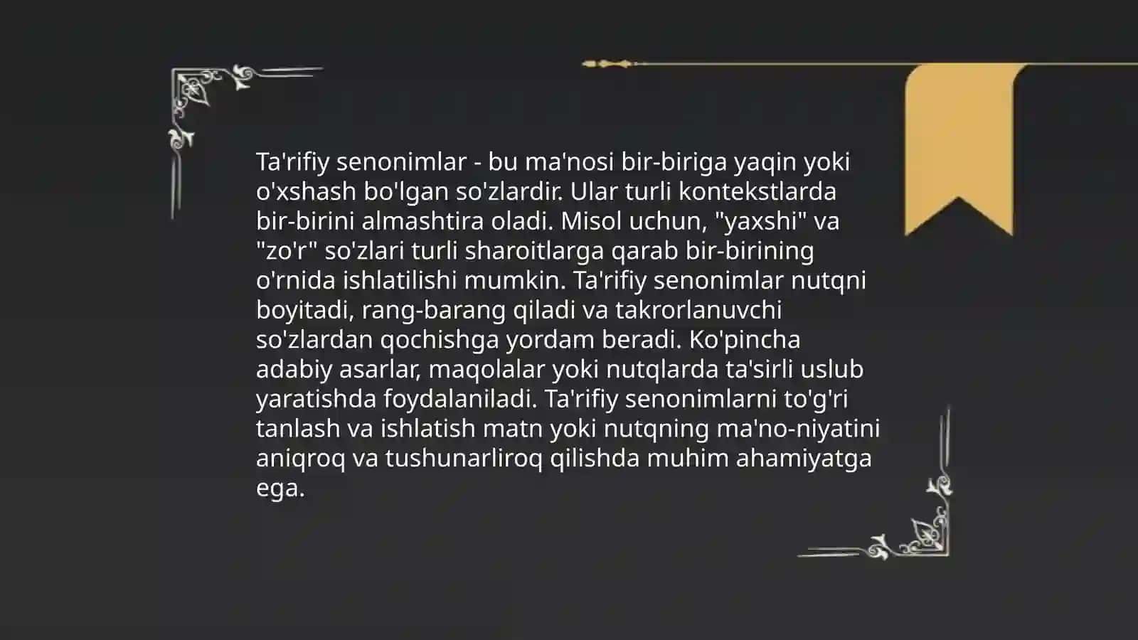 Senonimlar 3