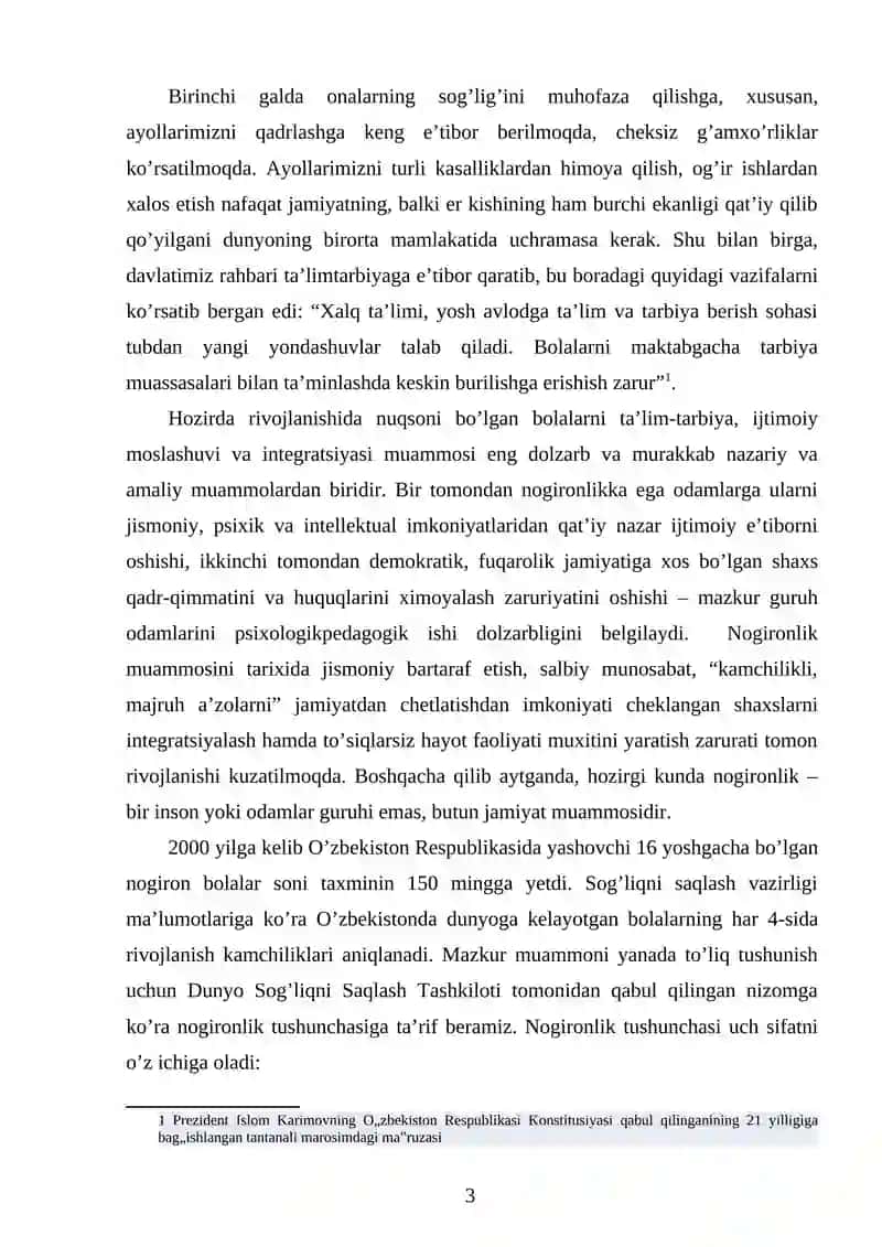 Nogironlik turlari va ularga ta'rif 3