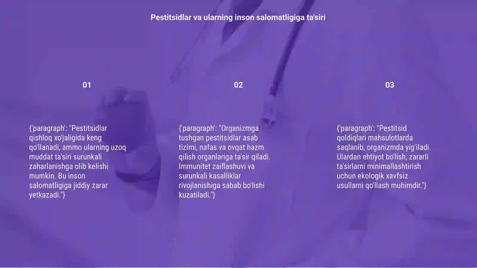 Pestitsiddan surunkali zaharlanish 3