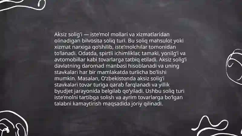 Aksiz solig’i 3