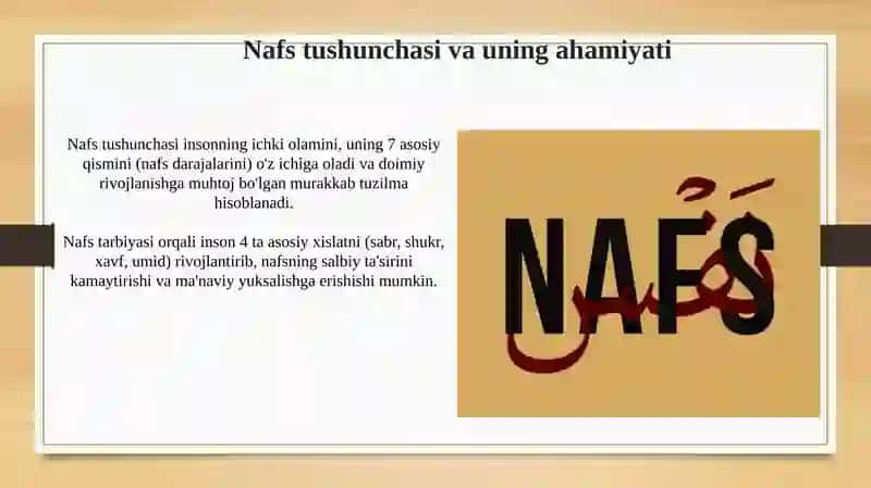 Nafstarbiyasi 3