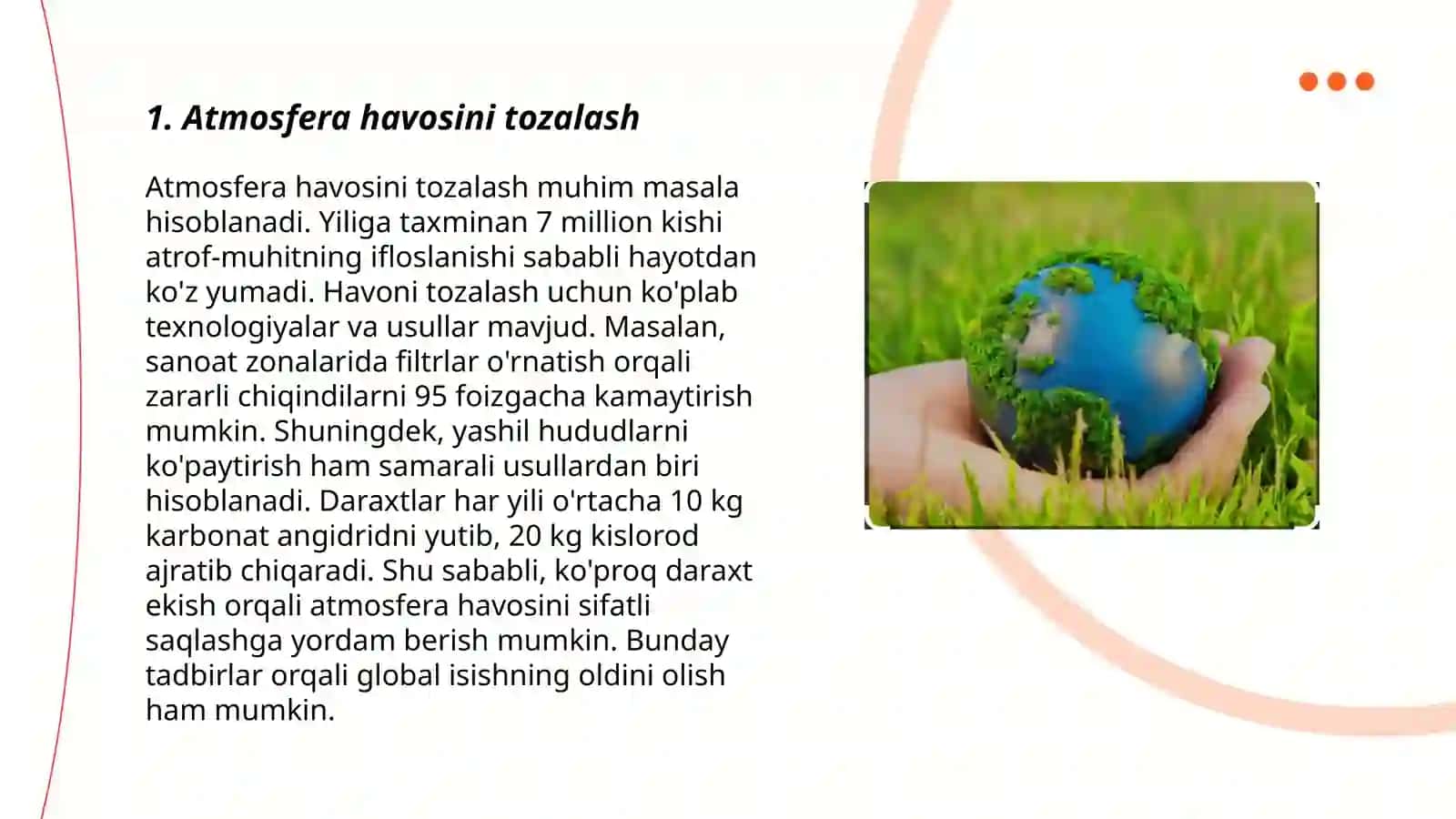 Ekologiya va tabiatni asrash 3