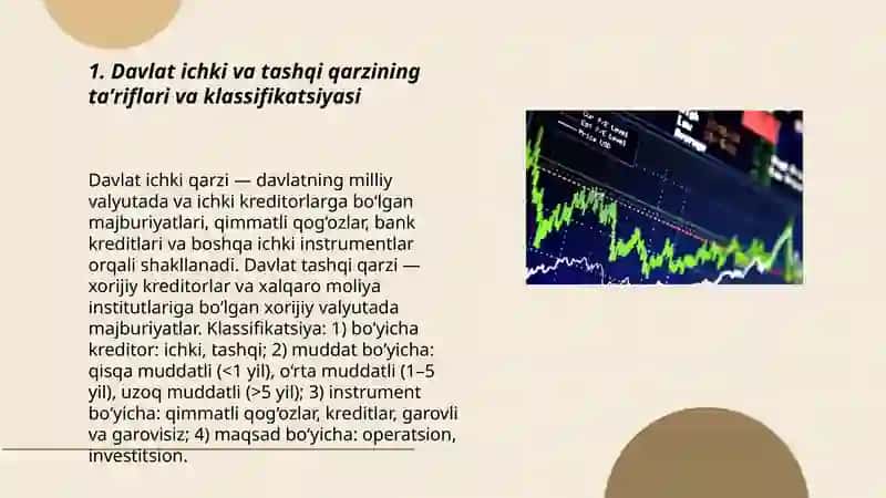 Davlatning ichki va tashqi qarzlari hisobi 3
