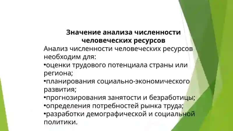 Показатели, характеризующие численность человеческих ресурсов и их изменение 3