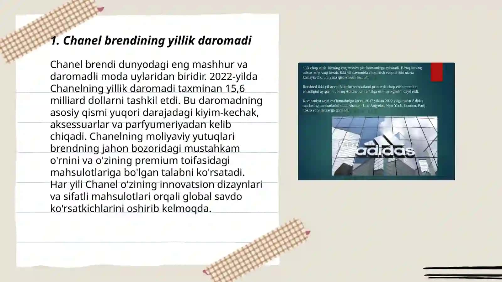 Chanel brendi iqtisodiyoti 3