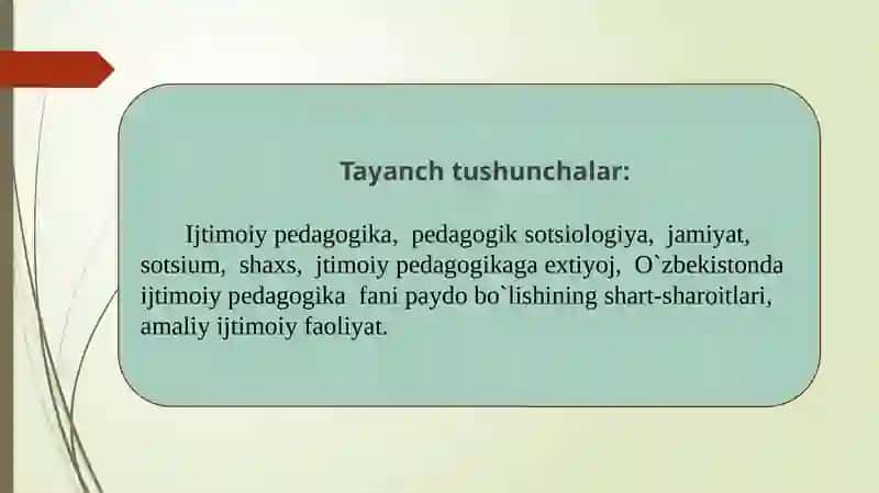 IJTIMOIY PEDAGOGIKA ASOSLARI 3