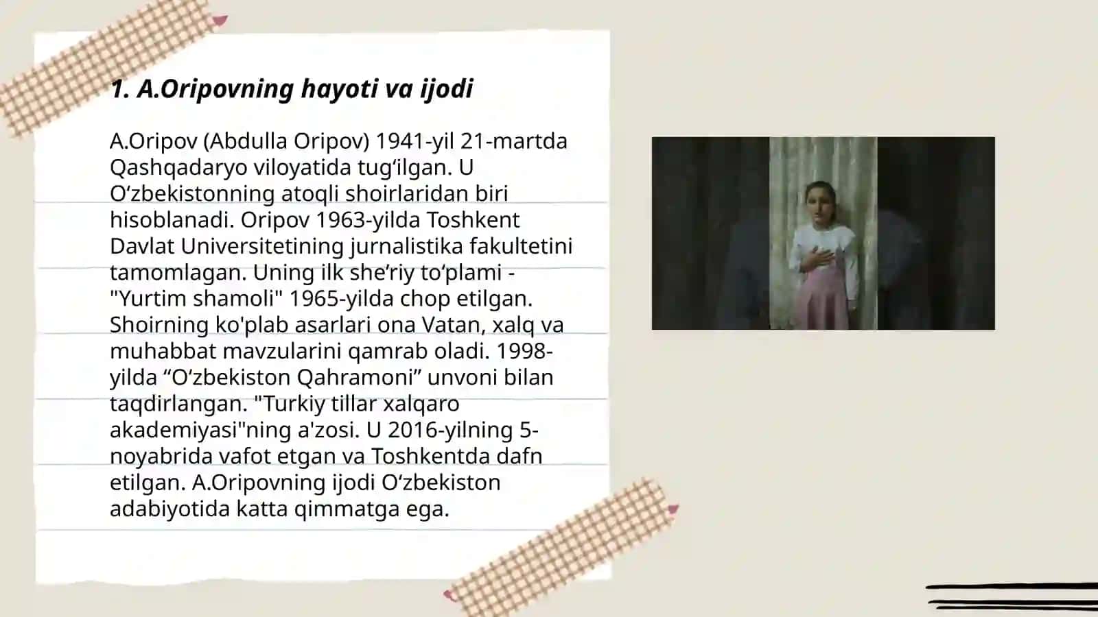 A.Oripovning saralangan asarlar 3