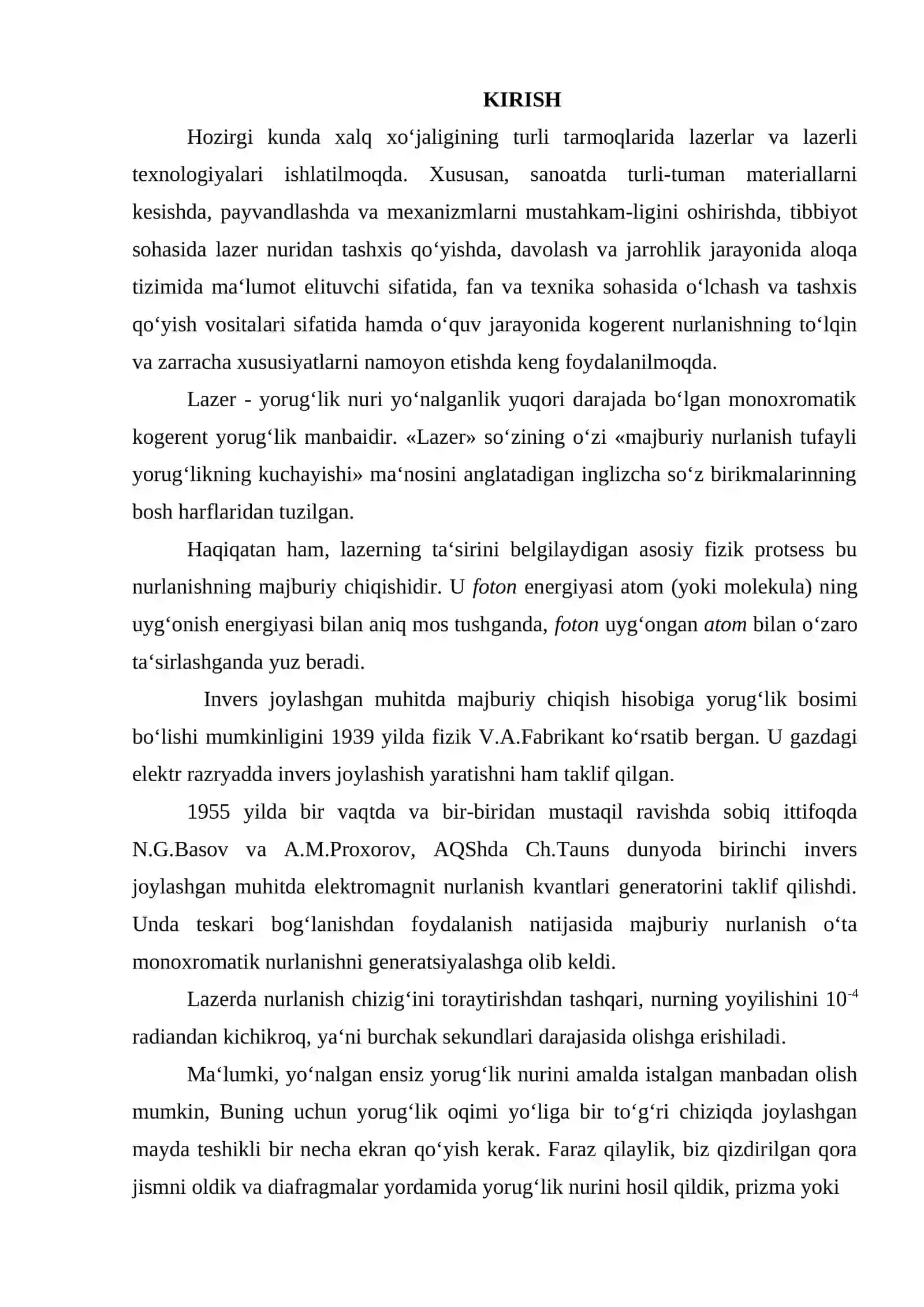 Invers bandlik hosil qilish usullari 3