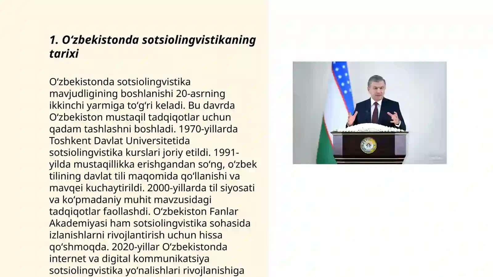 Oʻzbekistonda sotsiolingvistikaning taraqqiyoti 3