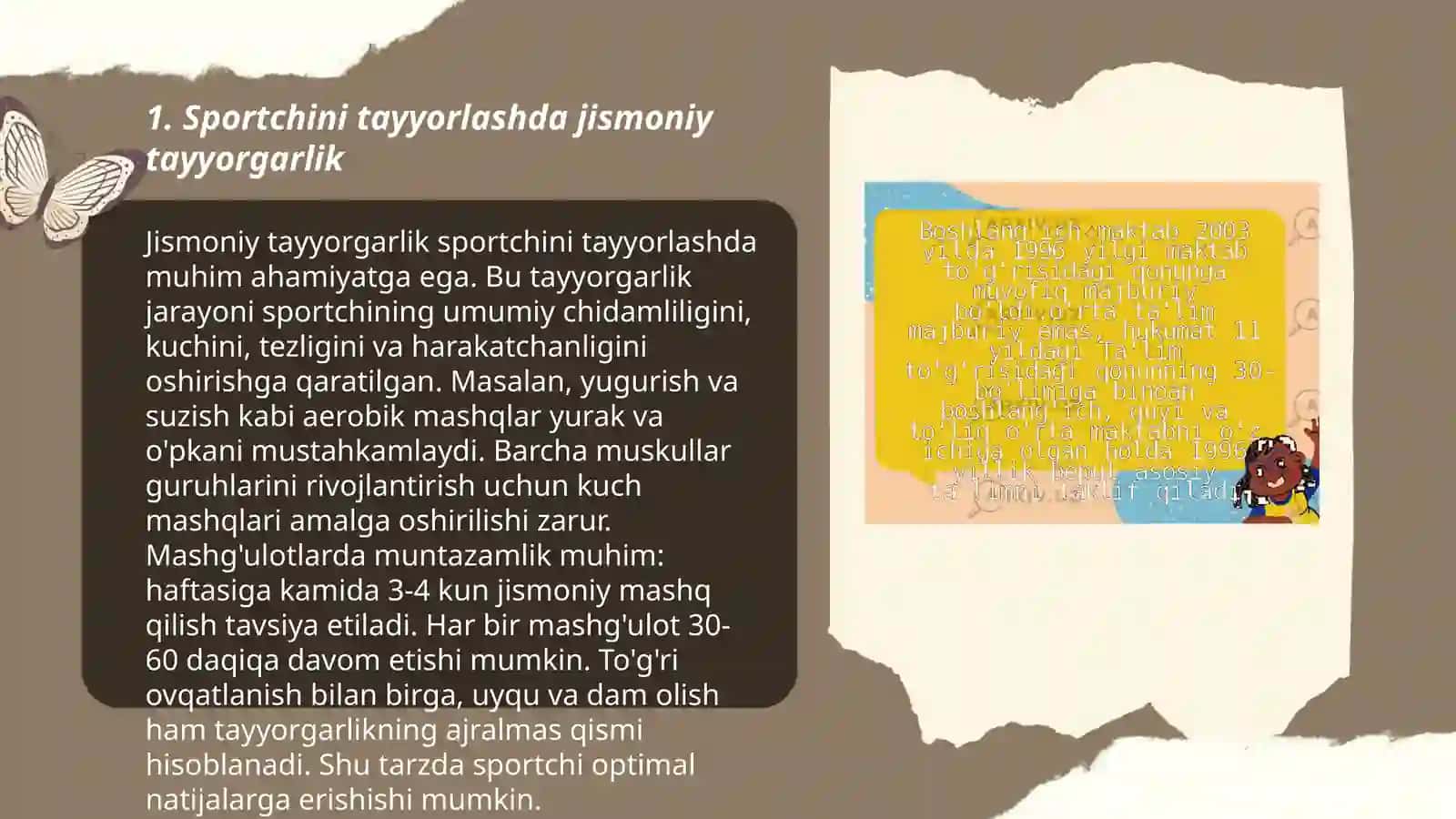 Sportchini tayyorlash tizimi 3