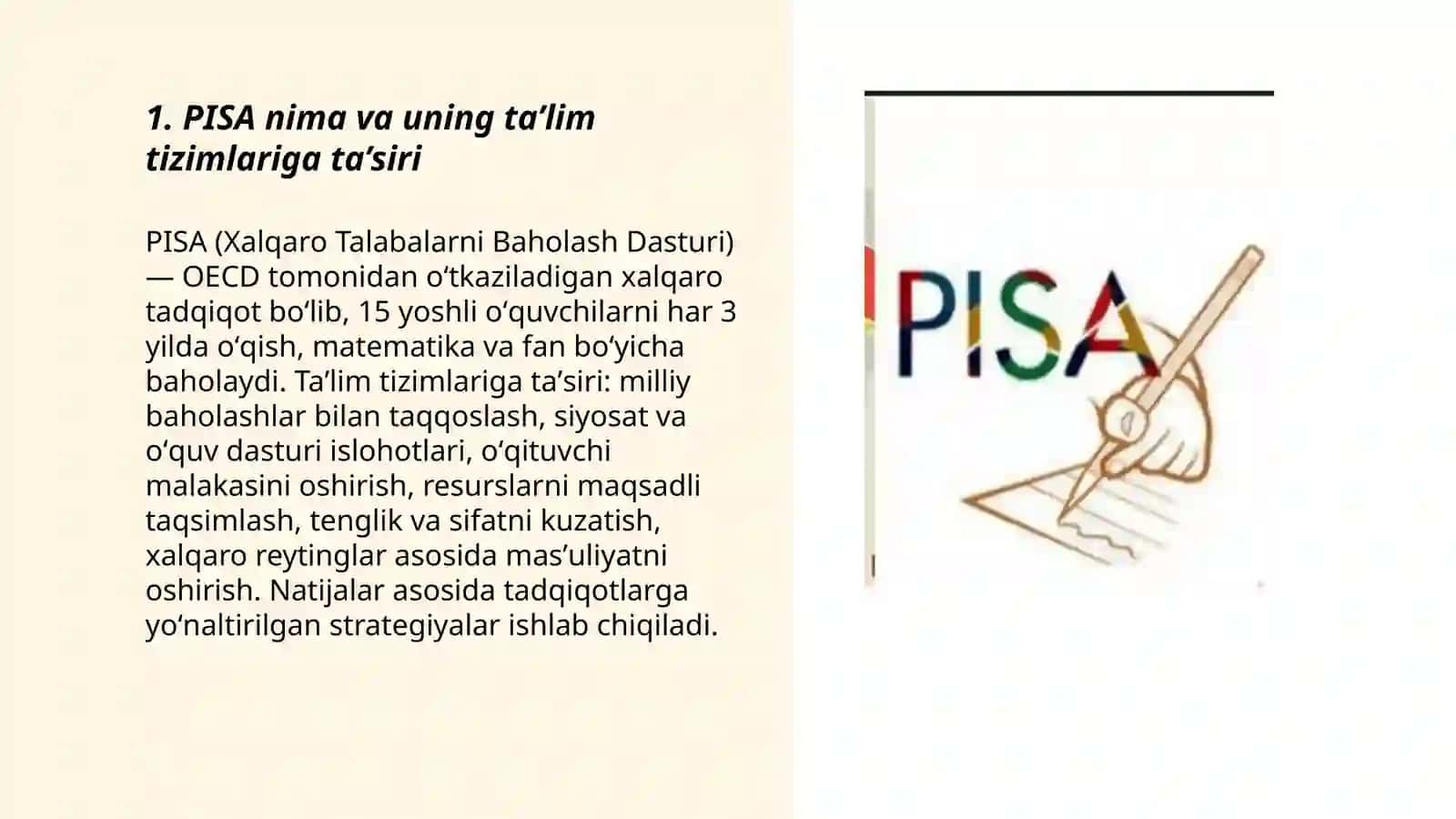 PISA tadqiqotlari 3