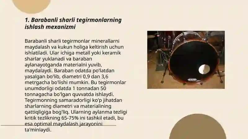 Barabanli sharli tegirmonlar 3