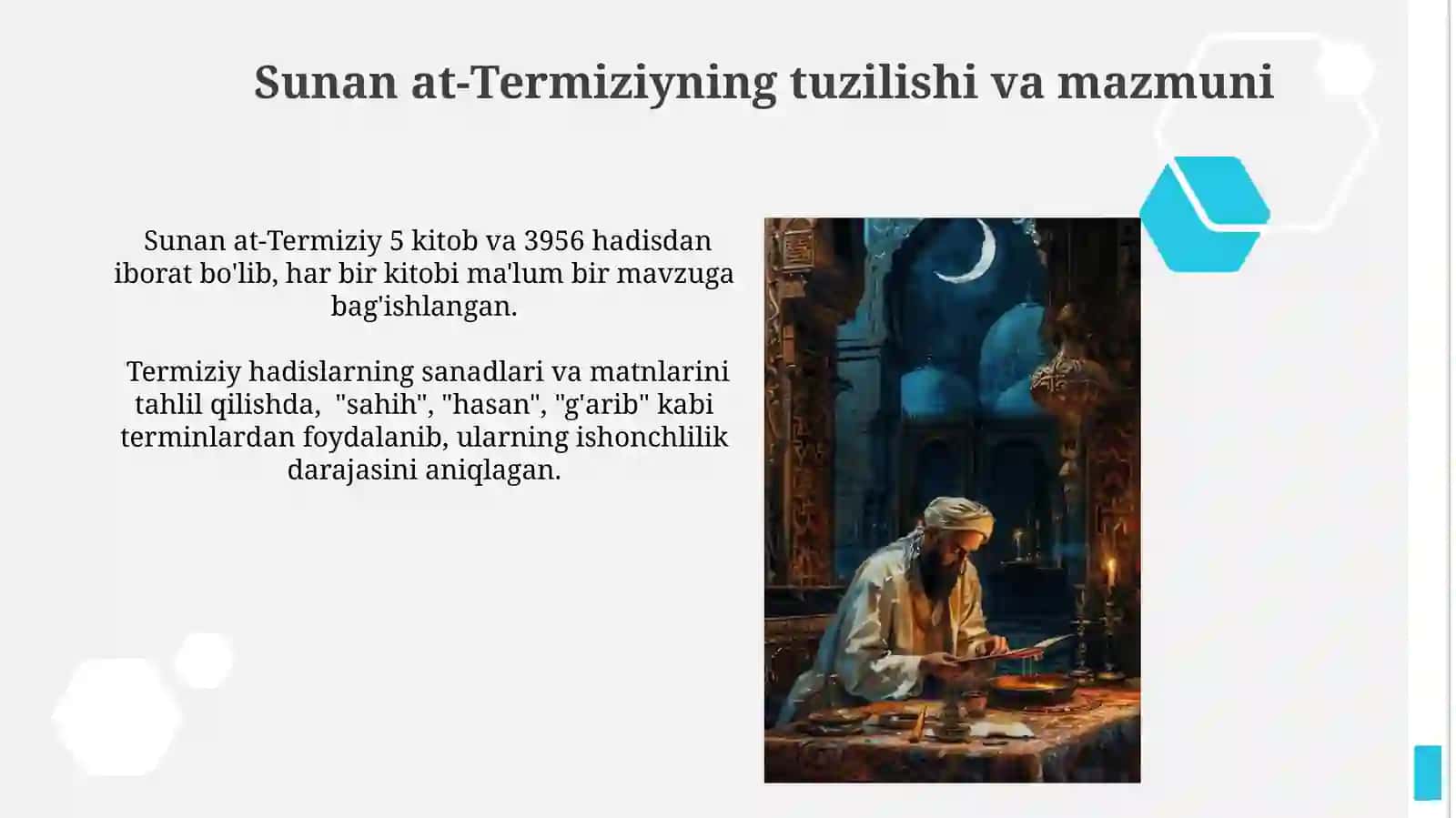 Sunan at-Termiziyning tuzilishi va mazmuni 3