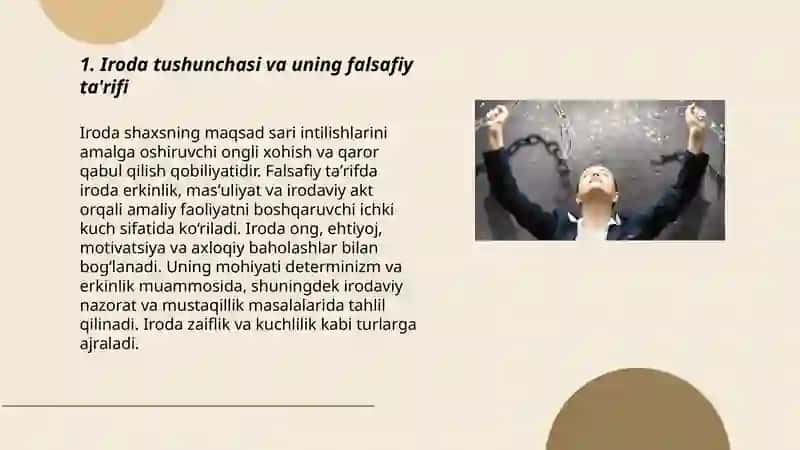 Irodaning falsafiy nazariy asoslari 3