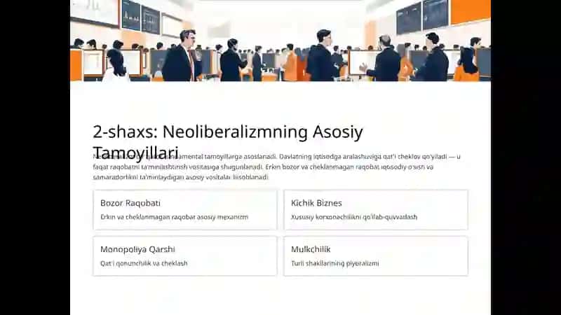 Neoliberalizm G'oyalari 3