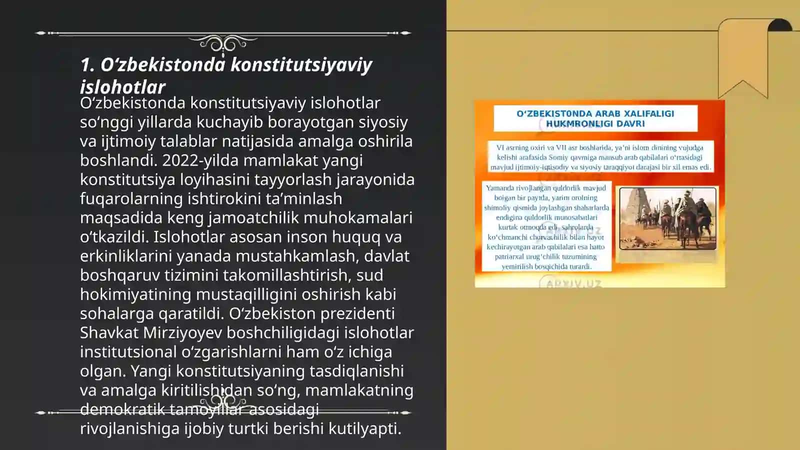 Norqulova Xayrinisoning Tarix fanidan taqdimoti 3