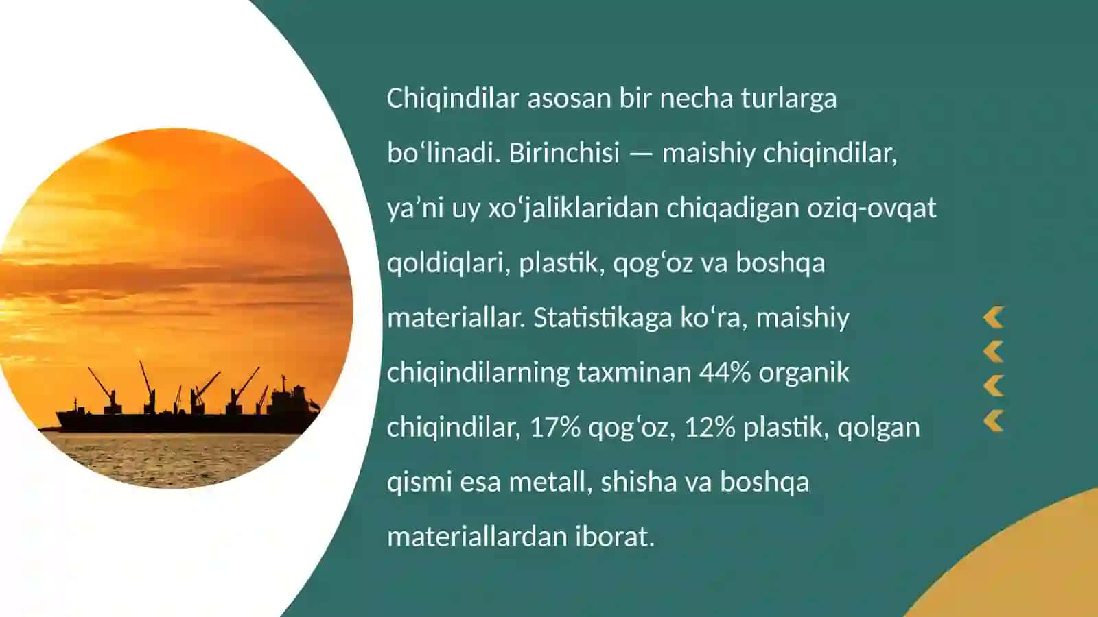 Chiqindilarning to‘planishi va sanoat chiqindilari 3