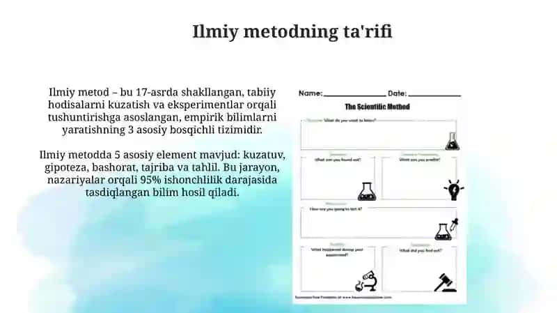 Ilmiy izlanish metodlari 3
