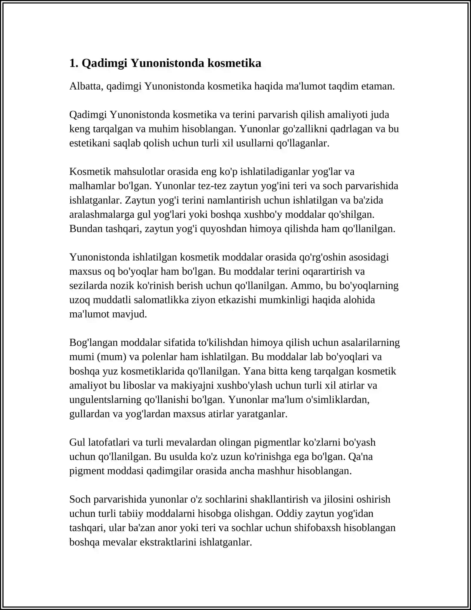 QADIMGI GRESIYADA KOSMETOLOGIYANI QOʻLLANILISHI 3