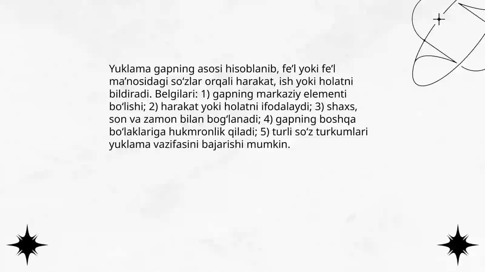Yuklamalar va undov sözlar 3