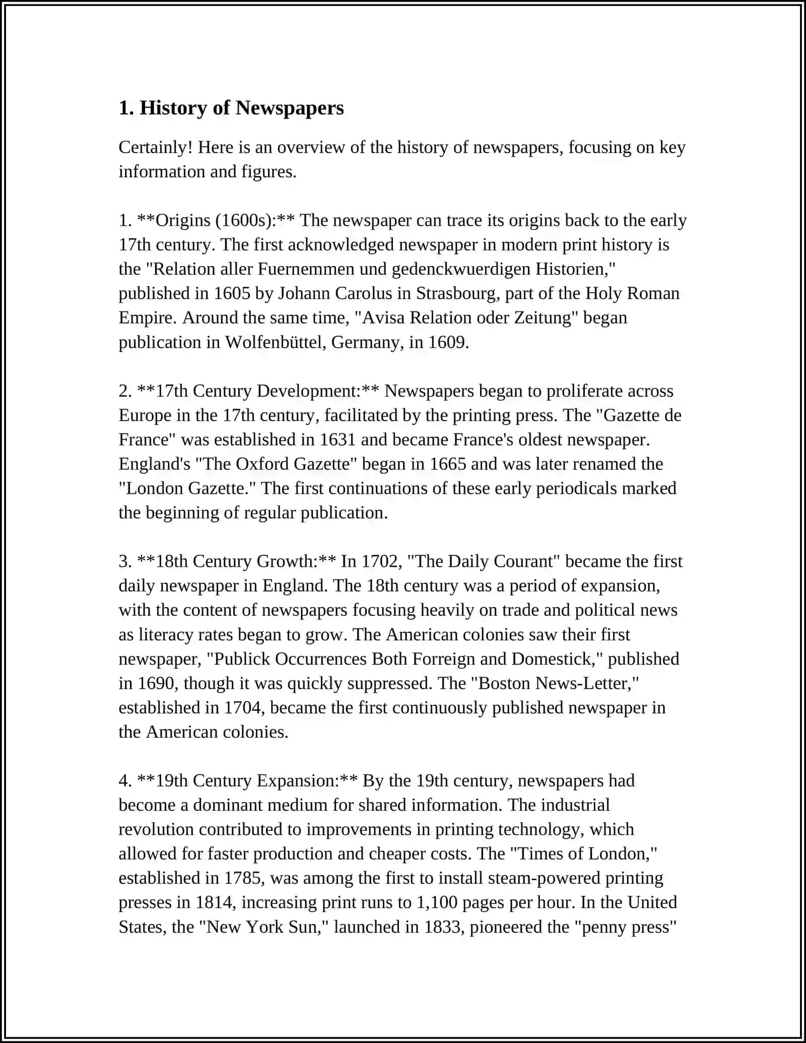 NEWSPAPERS AND TELEVISION 3