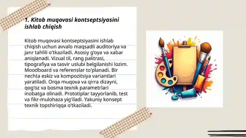 Kitob muqovasi dizaynini ishlash 3