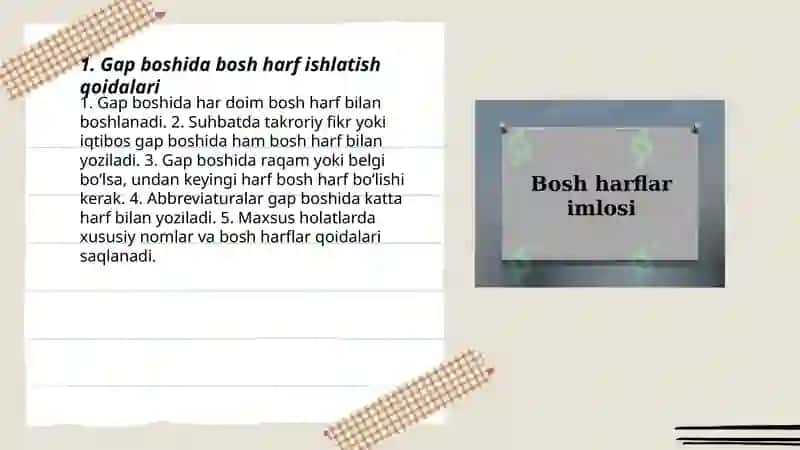 Bosh harflar imlosi 3