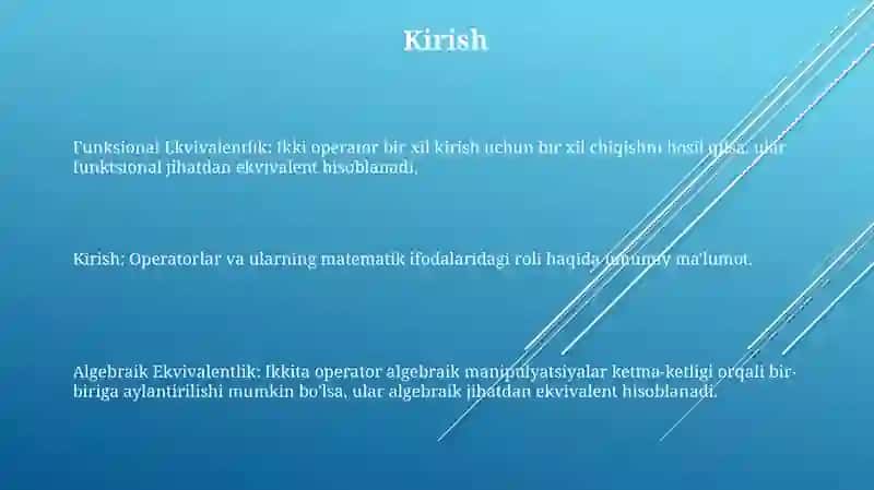 Kòphadlarning funksional va algebraik tengligi 3