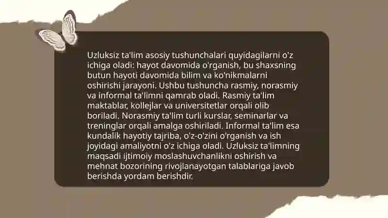 Uzluksiz ta'limdagi tendeysiyalar va zamonaviy yondashuvlar 3