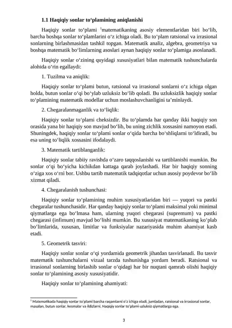 HAQIQIY SONLAR TO‘PLAMINING NAZARIY ASOSLARI 3